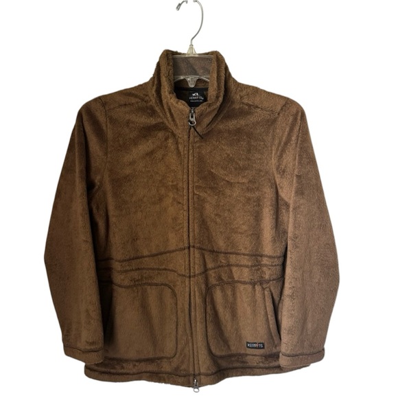 Kerrits XL Kids‎ Brown Equestrian Soft Shell Full Zip Jacket With Zipper … - Picture 1 of 7